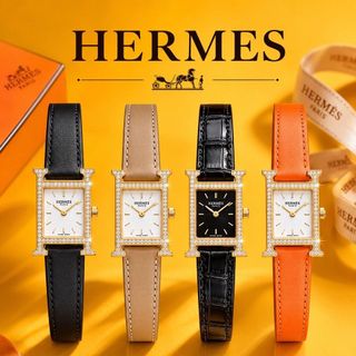 ĐỒNG HỒ NỮ CAO CẤP HREMES DÂY DA NIỀNG HỘT VÀNG