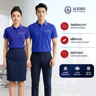 Áo thun đồng phục Eximbank nam, nữ mẫu chuẩn xịn, thoáng mát, logo thêu ngực và in sau lưng