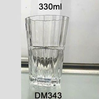 BỘ 6 LY THUỶ TINH WISHKY MIỆNG LOE 330ML DM343 (T12)