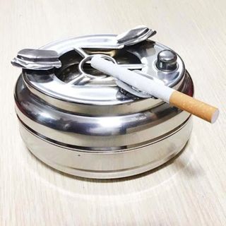 GẠT TÀN THUỐC INOX XOAY TRÒN CAO CẤP (T200)