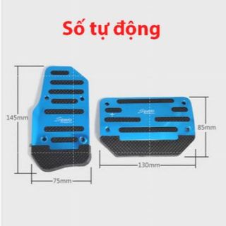 (BÁN SỈ) Ốp Bàn Đạp Chân Ga, Thắng, Côn Phù Hợp Mọi Dòng Xe Bằng Nhôm Nhiều Màu