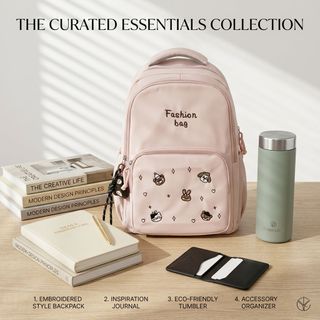 BALO HỌC SINH A1802 – Form Hot Trend Kèm Móc Khóa Nấm Siêu Cute 🍄
