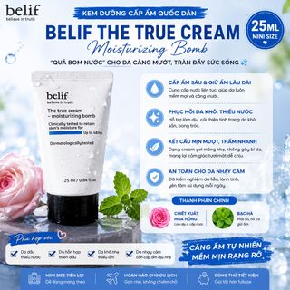 Kem dưỡng Belif Moist Bomb 25ml cứu tinh cho làn da khô thiếu ẩm