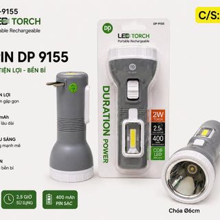 ĐÈN PIN CẦM TAY SIÊU SÁNG 2in1 DP 9155 (T100)
