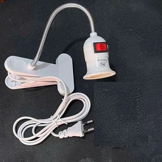 CHÂN ĐÈN KẸP BÀN 2 TRONG 1 ĐUI E27 CÓ CÔNG TẮC