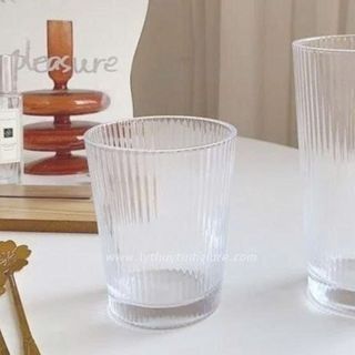 BỘ 6 LY THUỶ TINH SỌC CAO 330ML Y6009 (T12)