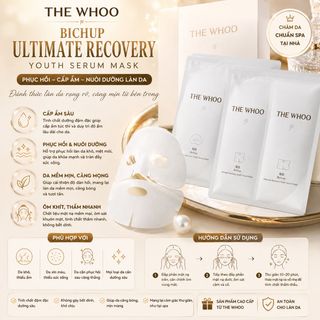 Mặt nạ Whoo Bichup dưỡng ẩm chống lão hóa sáng da - đắp 1 miếng nạ gần bằng cả tháng dưỡng da