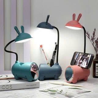 ĐÈN HỌC SẠC HÌNH TAI THỎ KÈM GƯƠNG