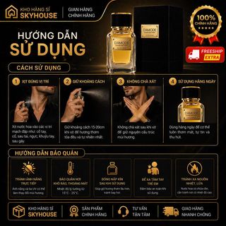 DAMODE COEUR BATTANT NƯỚC HOA TINH TẾ KIÊU SA SANG TRỌNG CHAI 50ML