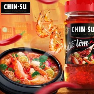 CHINSU Lốc 6 hủ SaTế Tôm Ớt Sả hủ 90gr