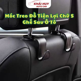 (BÁN SỈ) Móc Treo Đồ Tiện Lợi Chữ S Ghế Sau Ô Tô Cao Cấp Tiện Dụng khaihuyauto