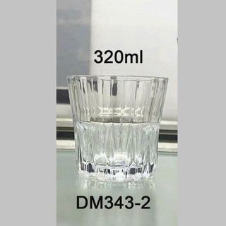 BỘ 6 LY THUỶ TINH WISHKY MIỆNG LOE 320ML DM343-2 (T12)