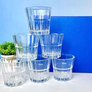 BỘ 6 LY THUỶ TINH WISHKY MIỆNG LOE 200ML DM343-3 (T12)