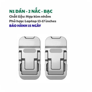 Giá đỡ dán laptop nâng lên 3cm tiện lợi tản nhiệt