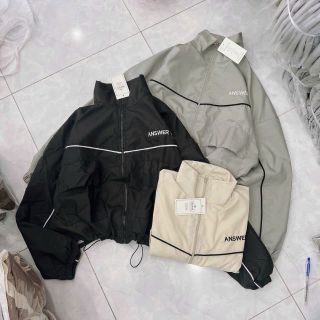 Áo Khoác Dù Cánh Dơi Logo Thêu ANSWER ME