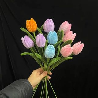 Nhánh Hoa Tulip Kẽm Nhung - Elegance in Every Bloom