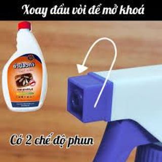 Diệt Mối Mọt THÁI LAN GECKO 500ml Siêu Mạnh, Diệt Mối Khung Gỗ, Sàn Gỗ, Tủ Bếp, Xà nhà, Mối Đục Tường