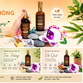 TINH DẦU XỊT THƠM PHÒNG - CHAI XỊT THƠM PHÒNG _ NƯỚC XỊT THƠM PHÒNG _KHÔNG GIAN SALENA – THƠM DỊU, DỄ CHỊU MỖI NGÀY