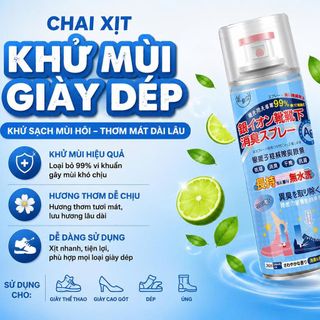 CHAI XỊT KHỬ MÙI GIÀY SUỐT 24H (T48)