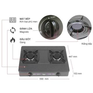 BẾP GAS ĐÔI RINNAI RV-2615(G)-VS