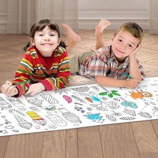 CUỘN TRANH TÔ MÀU 3M X 30CM CHO BÉ