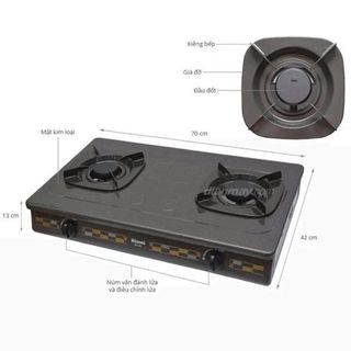 BẾP GAS ĐÔI RINNAI RV-270(G)N-VS