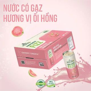 Nước Có Gaz Hương Vị Ổi Hồng DannyGreen Fizz