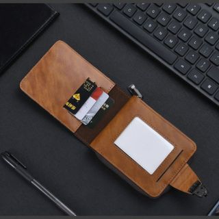 💼 VÍ NAM DA PU KHÓA KIM LOẠI PHONG CÁCH HÀN – Nhỏ gọn, lịch lãm, dễ phối outfit
