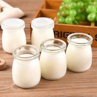 BỘ 12 HỦ THỦY TINH SỮA CHUA 100ML (T20)