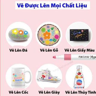 HỘP 24 BÚT MÀU ACRYLIC MARKER CAO CẤP (T80)