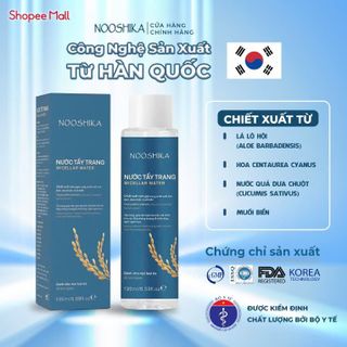 Thương hiệu NOOSHIKA tìm nhà phân phối và đại lý Nước tẩy trang Sensibio Micellar Water với mức chiết khấu hấp dẫn