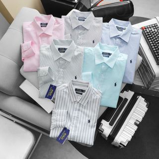 Sơ mi POLO oxford nam.   Chất vải oxfor- pha cotton mềm , cực mịn - mát - ít nhăn.