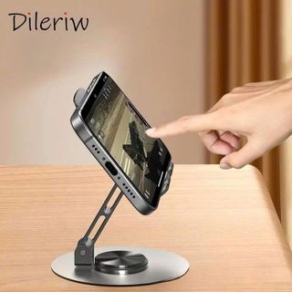 GIÁ ĐỠ ĐIỆN THOẠI KIM LOẠI XOAY 360 ĐỘ (T200)