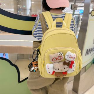 🎒 BALO MINI MẦM NON A9087 – GẤU MÈO SIÊU CUTE CHO BÉ YÊU 🐼