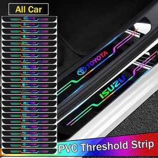 (BÁN SỈ) Sét 4 Bậc Hãng Tráng Gương Laser Acrylic Chống Nước Chống Mài Mòn Bậc Trang Trí Và Bảo Vệ Cửa 2024 khaihuyauto