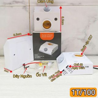 ĐUI ĐÈN CẢM BIẾN CHUYỂN ĐỘNG NGƯỜI E27