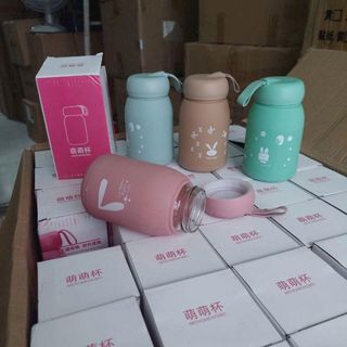 BÌNH NƯỚC LÕI THỦY TINH 320ML QUÀ TẶNG (T80)