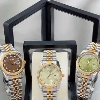 ĐỒNG HỒ NỮ SCOTTIE DÂY THÉP NIỀNG TRƠN FULLBOX