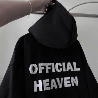 Áo Khoác Zip Nỉ Logo In Official Unisex