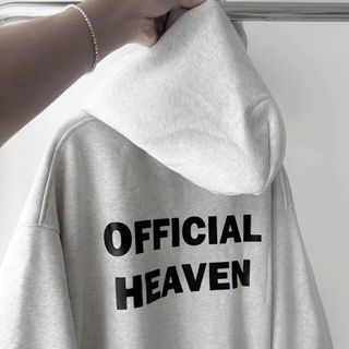 Áo Khoác Zip Nỉ Logo In Official Unisex