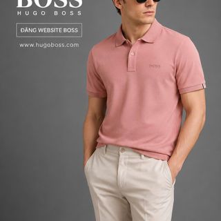 POLO BOSS COTTON GÂN NAM NEW. Chất liệu Cotton Gai Pique cao cấp. Mềm mịn – thoáng khí – co giãn tốt, mặc cực kỳ thoải mái.
