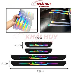 (BÁN SỈ) Sét 4 Bậc Hãng Tráng Gương Laser Acrylic Chống Nước Chống Mài Mòn Bậc Trang Trí Và Bảo Vệ Cửa 2024 khaihuyauto