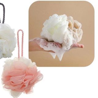 BÔNG TẮM LƯỚI TẠO BỌT 2 MÀU (T200)