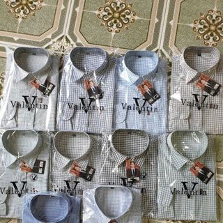 áo sơ mi hộp trung niên có túi