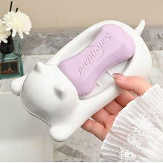 Kệ Đựng Xà Phòng Hình Gấu Siêu Cute – Thoát Nước Cực Nhanh STT218