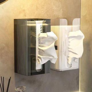 Hộp Đựng Khăn Giấy Nhựa Trong Suốt Sang Trọng STT199