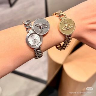 ĐỒNG HỒ NỮ CAO CẤP VIVIENNE ORB MỞ NẮP XOAY CÓ LOGO FULLBOX
