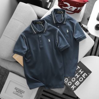 Áo thun polo nam. Chất vải cá sấu cotton dệt.
