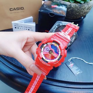 SĂN SALE MÙA HÈ ĐỒNG HỒ ĐIỆN TỬ CAO CẤP KASIO TIGER SILICON ĐỎ FULLBOX