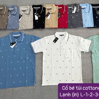 Áo trụ trung niẻn họa tiét chấm bi có túi,áo ông già mặc đi tiệc